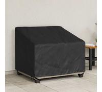 vidaXL Copertura per sedia da giardino Nero 96 x 79 x 74 cm