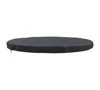 vidaXL Copertura rotonda per mobili da esterno 142 x 10 cm nero 210D Oxford impermeabile e resistente ai raggi UV. Ideale per il giardino e la terrazza. Perfetta per la protezione in primavera e in