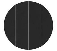 vidaXL Copertura per Piscina Rotonda Nera Plastica Ø 458 cm