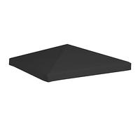 vidaXL Copertura Superiore per Gazebo 270 g/m² 3x3 m Nera