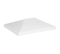 vidaXL Copertura Superiore per Gazebo 270 g/m² 4x3 m Bianca