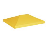 vidaXL Copertura Superiore per Gazebo 270 g/m² 4x3 m Gialla