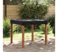 vidaXL Copertura Tavolo 112 x 112 x 15 cm Quadrato Impermeabile Nero