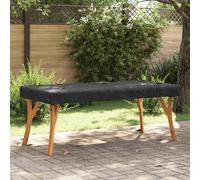 vidaXL Copertura Tavolo 182 x 92 x 15 cm Tessuto Rettangolare Nero