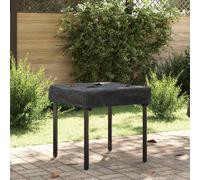 vidaXL Copertura Tavolo 72 x 72 x 15 cm Quadrato Impermeabile Nero