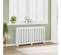 VIDAXL - Copertura Termosifone Bianca 149x20x82 Cm Legno Multistrato - SPEDIZIONE GRATUITA