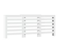 vidaXL Copertura Termosifone Bianca 205x21,5x83,5 cm Legno Multistrato