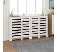 VIDAXL - Copertura Termosifone Bianca 210x21x85 Cm Legno Massello Pino - SPEDIZIONE GRATUITA