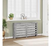 vidaXL Copertura Termosifone Grigio Cemento 149x20x82cm in Multistrato