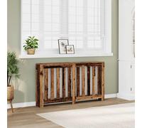 vidaXL Copertura Termosifone Legno Antico 149x20x82 Legno Multistrato