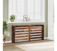 vidaXL Copertura Termosifone Legno Antico 175x20x82 cm in Multistrato, copritermosifone, Copertura termosifone Ampia, Copertura Sottile termosifone