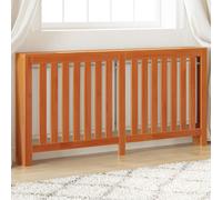 vidaXL Copertura Termosifone Marrone Cera in Legno Massello Pino