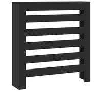 vidaXL Copertura Termosifone Nera 78x20x82 cm Legno Multistrato