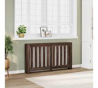 vidaXL Copertura Termosifone Rovere Marrone 149x20x82cm in Multistrato