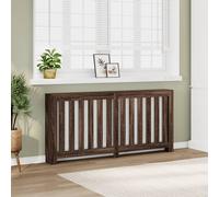 vidaXL Copertura Termosifone Rovere Marrone 175x20x82cm in Multistrato