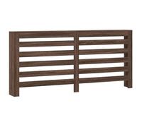 vidaXL Copertura Termosifone Rovere Marrone 175x20x82cm in Multistrato, copritermosifone, Copertura termosifone Ampia, Copertura Sottile termosifone