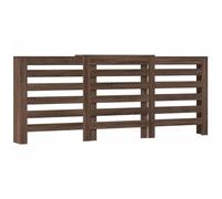 vidaXL Copertura Termosifone Rovere Marrone 205x21,5x83,5 Multistrato