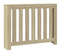 vidaXL Copertura Termosifone Rovere Sonoma 104x20x82 Legno Multistrato, copritermosifone, copertura termosifone ampia, copertura sottile termosifone