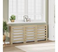 vidaXL Copertura Termosifone Rovere Sonoma 205x21,5x83,5cm Multistrato