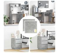 vidaXL 2 pezzi copertura per viti autoadesiva grigio cemento Ø 20 x 0,5 mm, strumenti professionali, accessori affidabili, hardware compatto, componenti facili da maneggiare, kit fai da te essenziale