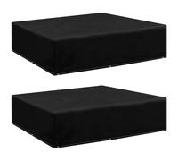 vidaXL Coperture Arredi Giardino 2 pz 8 Occhielli 200x200x70 cm