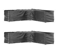 vidaXL Coperture Mobili da Giardino a L 2pz 20 Occhielli 300x300x90cm