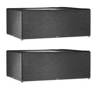 vidaXL Copri Mobili Giardino 2pz 16 Occhielli 278x204x105 Rettangolare