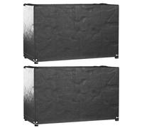 vidaXL Copri Mobili Giardino 2pz 8 Occhielli 170x94x70 cm Rettangolare