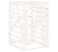 VIDAXL - Copribidone Bianco 84x90x128,5 Cm In Legno Massello Di Pino