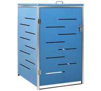 VIDAXL - Copribidone per Spazzatura Singolo 69x77,5x112,5cm Acciaio Inox