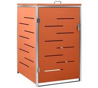 VIDAXL - Copribidone per Spazzatura Singolo 69x77,5x112,5cm Acciaio Inox