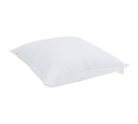 vidaXL Copriletto con cuscino 155 x 220 cm in microfibra bianca, ideale per tutto l'anno.