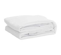 vidaXL Coprimaterasso Bianco 160x220 cm Impermeabile, coprimaterasso Impermeabile, Lenzuolo con Angoli, coprimaterasso, Lenzuolo da Letto