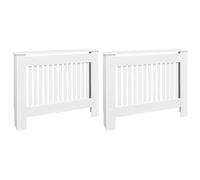Copritermosifoni 2 pz in MDF 112 cm Bianco