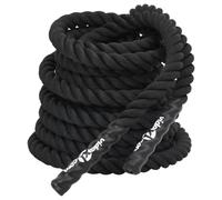 vidaXL Corda da Battaglia Nera 12 m 9 kg Poliestere
