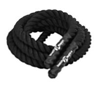 vidaXL Corda da Battaglia Nera 6 m 4,5 kg Poliestere