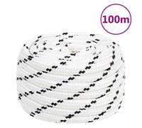 vidaXL Corda da Lavoro Bianca 18 mm 100 m in Poliestere