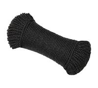 vidaXL Corda da Lavoro Nera 3 mm 50 m in Polipropilene