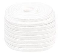 vidaXL Corda di ancoraggio intrecciata resistente ai raggi UV, resistente all'abrasione, in polipropilene, 20 mm, 50 m, colore: bianco
