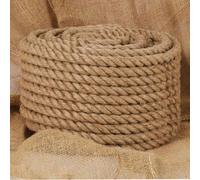 vidaXL Corda in iuta 100% 20 mm x 100 m
