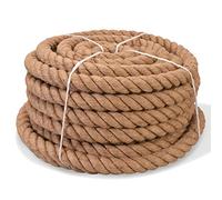 vidaXL Corda in Juta 100% 30 mm Cima Intrecciata Fune Navale Cordame