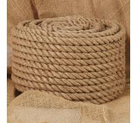 vidaXL Corda in Juta Lunga 25 m Spessa 16 mm, Corda di Iuta, spago, Corda Decorativa, Corda, spago di Iuta, Corda per Artigianato