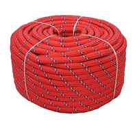 vidaXL Corda Marina in Polipropilene 18 mm Rosso Cima Intrecciata Fune Navale