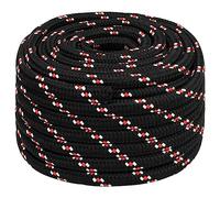 vidaXL Corda Marina Nera 20 mm 25 m in Polipropilene, Corda per Barca, Corda Intrecciata, Corda a Spirale, Corde per Barche, Corda, Corda per Nave