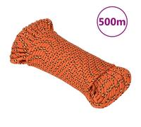 vidaXL Corda Nautica Arancione 4 mm 500 m in Polipropilene