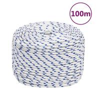 vidaXL Corda Nautica Bianca 10 mm 100 m in Polipropilene