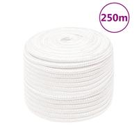 vidaXL Corda Nautica Completamente Bianca 14 mm 250 m in Polipropilene