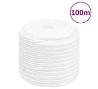 vidaXL Corda Nautica Completamente Bianca 18 mm 100 m in Polipropilene