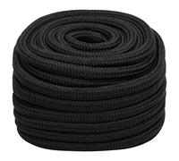 vidaXL Corda Nautica Completamente Nera 20 mm 50 m in Polipropilene
