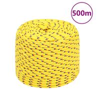 vidaXL Corda Nautica Gialla 10 mm 500 m in Polipropilene